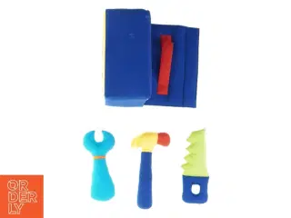 Værktøj kasse, med legetøjs værktøj fra Cheese (str. 20 x 11 x 12 cm)