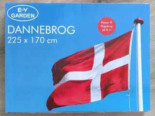 Flag Dannebrog til 8m stang