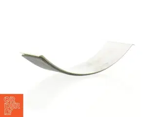 Dørstopper buet aluminium med rillet gummi (str. 20 x 6 cm)