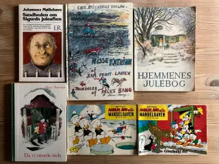 21 fine, gamle julebøger