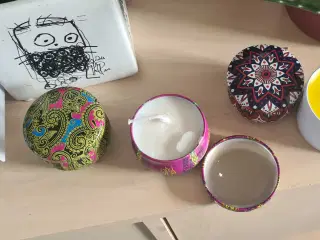 Hjemmelavet vokslys med dufte