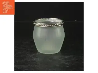 6 Grønlige glasstager fra Kj Collection (str. 7 cm. 6 styk)