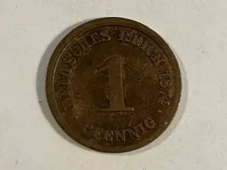 1 Pfennig Germany 1874