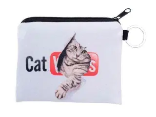 Sød katte pung møntpung med kat 