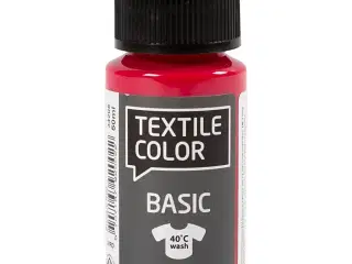 Textile Color Primær Rød 50ml - Vandbaseret Tekstilmaling