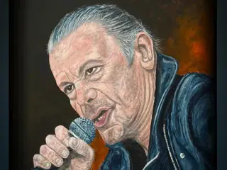Bruce Dickenson , Iron Maiden, Portræt maleri