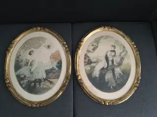 2  Litografi på papir af Jean Hardy (f.1880), Fran