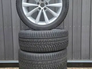 4 BMW 18” alufælge monteret med Hankook vinterdæk