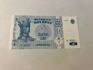 5 Lei Moldova 1994