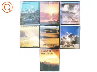 The Complete Illustrated Psalms. 7 bøger med sange fra salmernes bog af Jørgen Vium Olesen (bog) (str. 22 x 10 x 27 cm)