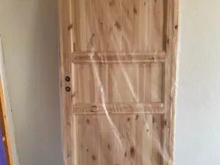 Dannebrogsdøre massiv fyr Nye incl karme