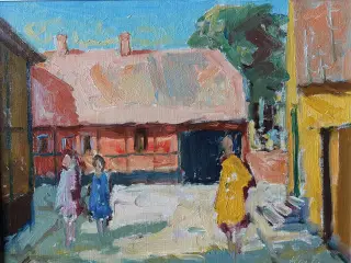 SVEND NIELSEN ( 1909-1993 ) oliemaleri