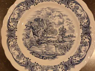 10 stk engelsk fajance 