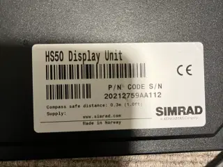 simrad autopilot HS50
