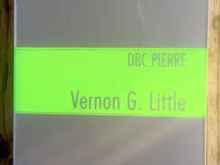Vernon G. Little, D. B. C. Pierre, genre: drama