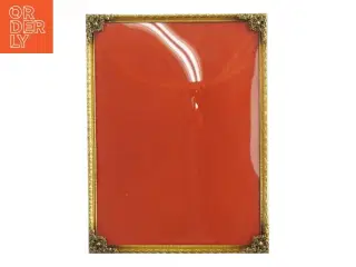 Guldbelagt ramme (str. 25x19 cm)