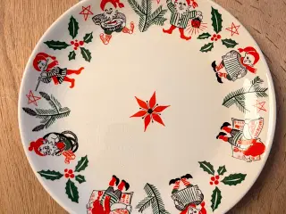 Stavangerflint juletallerken – “Nissejul” fra 1960