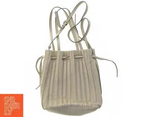 Plisseret håndtaske i beige fra Zara (str. 28 x 26 cm)