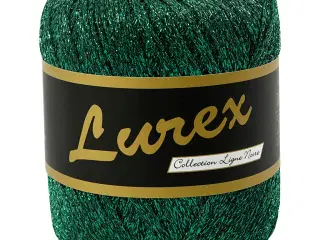 Lurex Garn, L: 160 M, grøn, 25g/ 1 ngl.