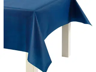 Mørk Blå Dug af Imiteret Stof - 10m Rulle