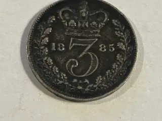 3 Pence 1885 England