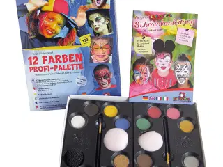 Eulenspiegel Ansigtsmaling Startsæt med Vejledning