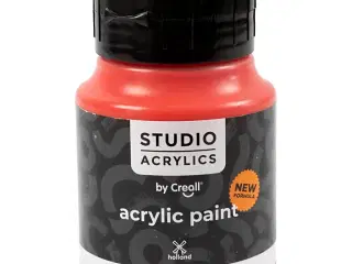 Creall Studio Akrylmaling, halvdækkende, vermillion (10), 500ml/ 1 fl.
