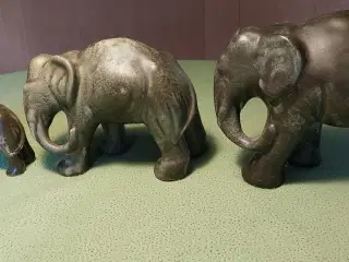 Johgus elefant figurer nr. 1, 4 og 5