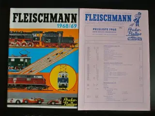 dansk katalog over fleischmann 1968/69