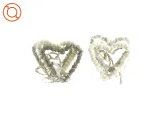 Hjerteformede ornamenter (6 stk) (str. L 10 cm)