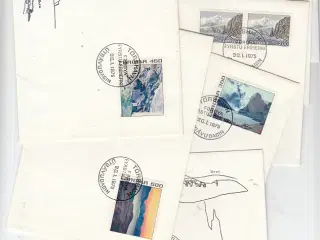 Førøske frimærker. 500 stk på FDC. Mange ældste.