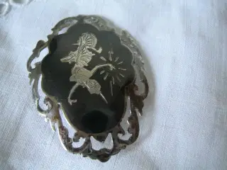 Brocher sterling (Siam) + emalje