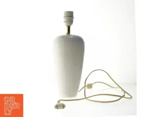 Hvid bordlampe (str. 34 cm)