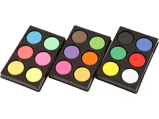 Neon Vandfarver i Blokform - 1 Pakke