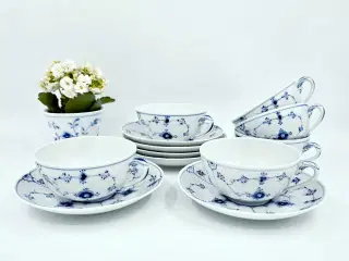 Blåmalet tekop B&G Musselmalet Porcelæn