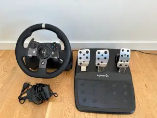 Logitech G920 rat + pedaler – Perfekt til PC & Xbo