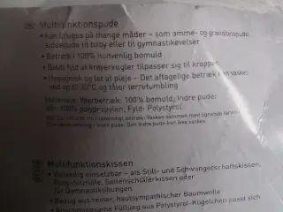 Skøn multifunktionspude/ammepude sælges