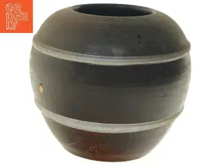 Krukke i brun keramik (str. Ø 25 cm)