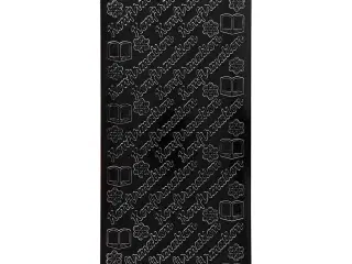 Stilfulde Sort Folie Stickers til Konfirmation - 1 Ark