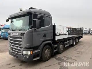 Autotransport Scania G 450 med knæklad