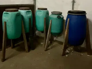 Fodertønder, 5 stk.