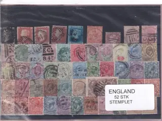 England - 52 Stk. -  Stemplet
