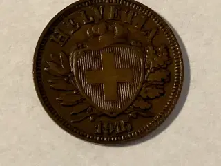 2 Rappen Switzerland 1915