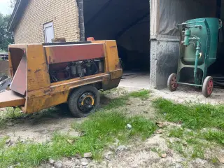 Sandblæser m kompressor 