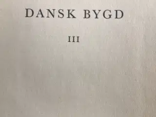 Thorkild Gravlund : Dansk Bygd III