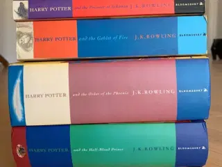 Harry Potter 1-7 engelsk 150kr/stk