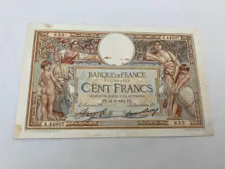 100 Francs France 1934