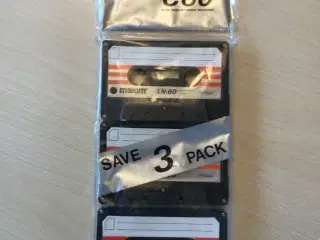 Kassettebånd - 3 pk i org. emballage