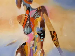 Abstrakt maleri 