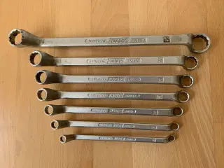 Gaffelnøgler, Ring Gaffelnøgler fra 6 - 22 mm
